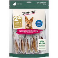 DOKAS Kaninchenohren 180 g | Hundesnack