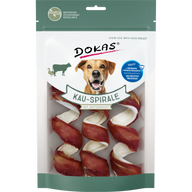 DOKAS Kau-Spirale mit Entenbrust 110 g | Hundesnack