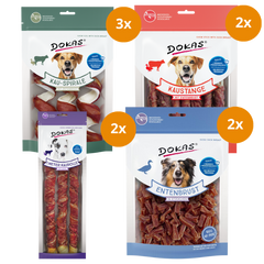 DOKAS Kombipaket – Enten Snacks Mix (4 Sorten)