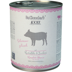 Dr.Clauder's BARF Dog Dose Komplettmenü Schweinegulasch