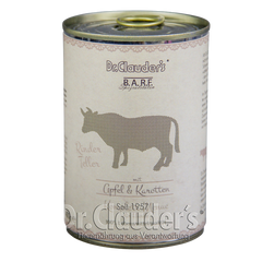 Dr.Clauder's BARF Dog Komplettmenü Rinderteller 400 g