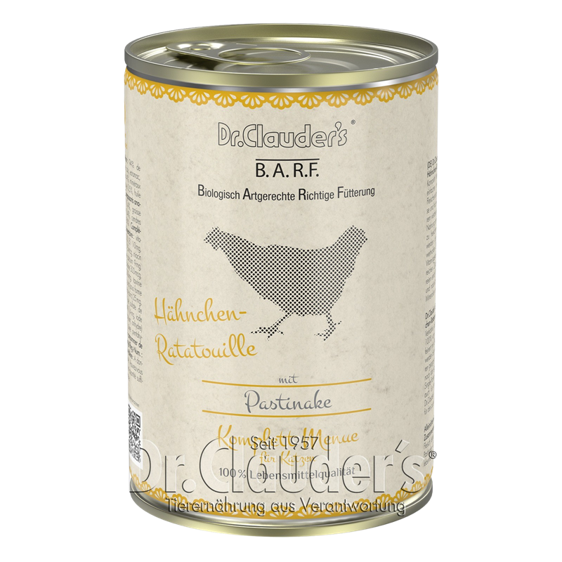 Dr.Clauder's BARF Komplettmenü Hähnchen-Ratatouille 400 g