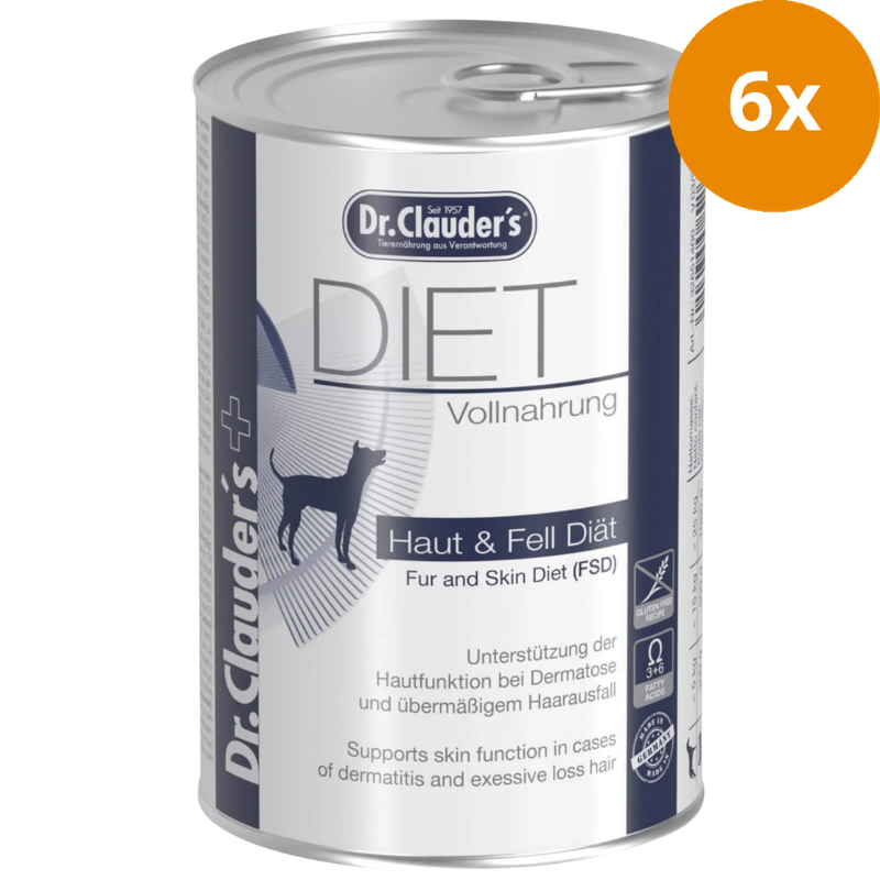 Dr. Clauder's Dog Diät FSD Haut & Felldiät 400 g