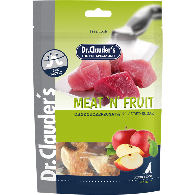 Dr.Clauder's Dog Snack Meat & Fruit Apfel & Hühnchen 80 g