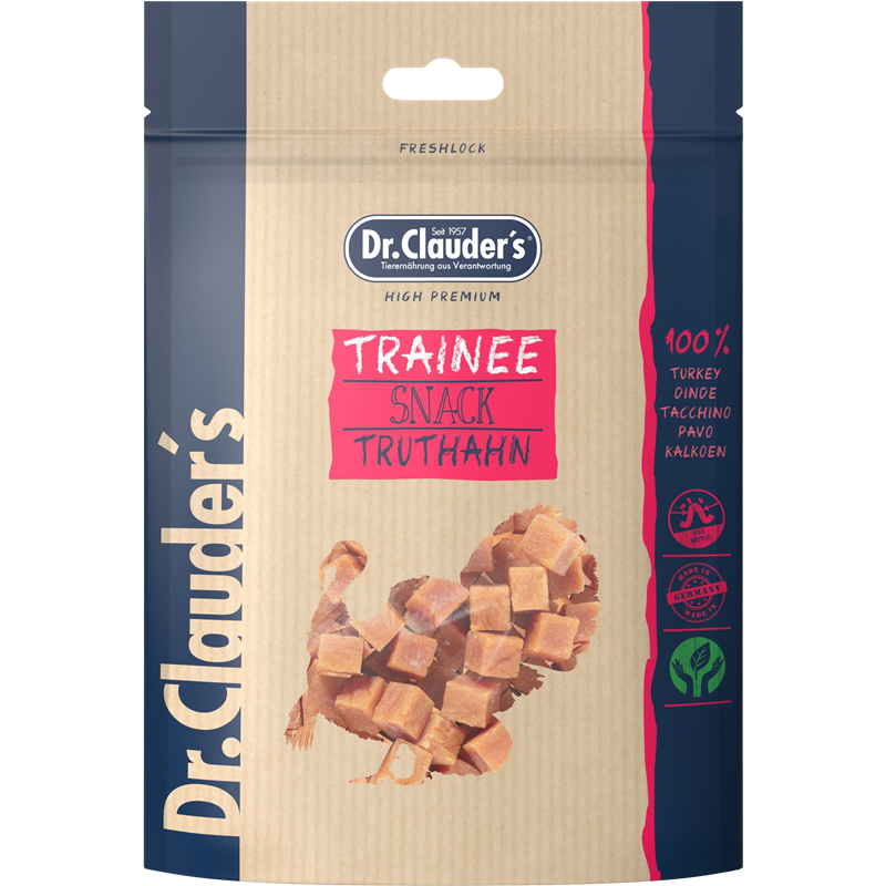 Dr.Clauder's Dog Snack Trainee Truthahnfleisch 80 g