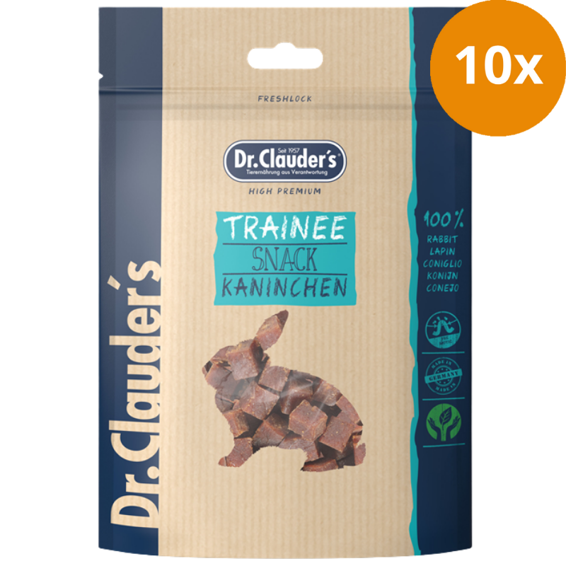 Dr. Clauder's Dog Trainee Snack Kaninchenfleisch 80 g