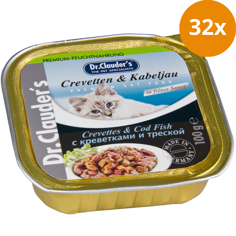 Dr.Clauder's High Premium Crevetten & Kabeljau 100 g