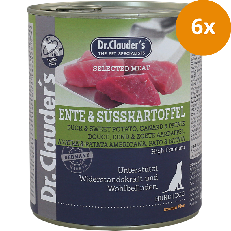 Dr.Clauder's Selected Meat Ente & Süßkartoffel 800 g