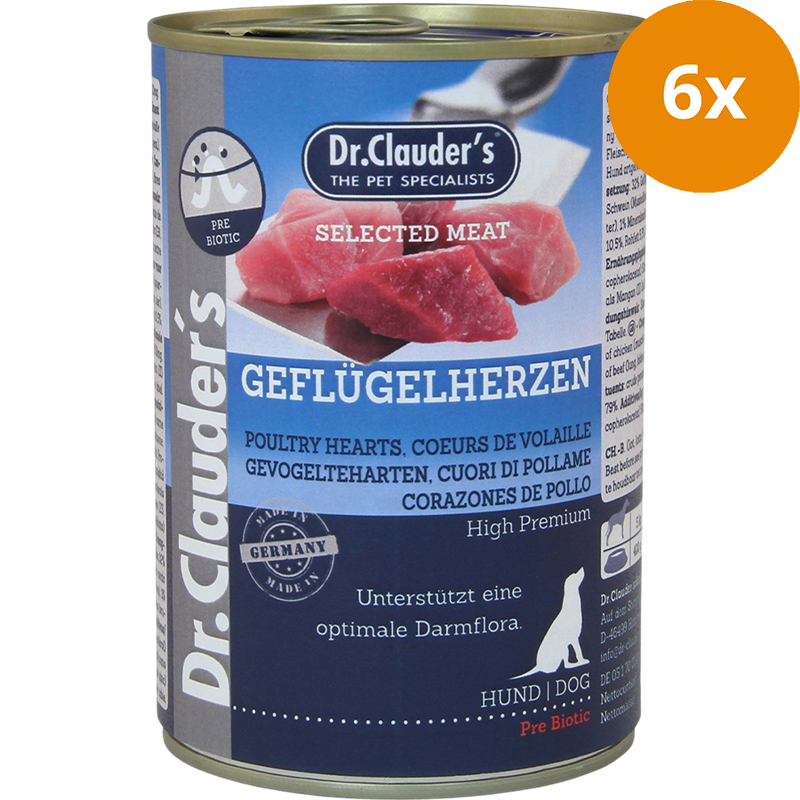 Dr.Clauder's Selected Meat Geflügelherzen 400 g