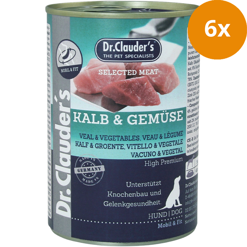 Dr.Clauder's Selected Meat Kalb & Gemüse 400 g