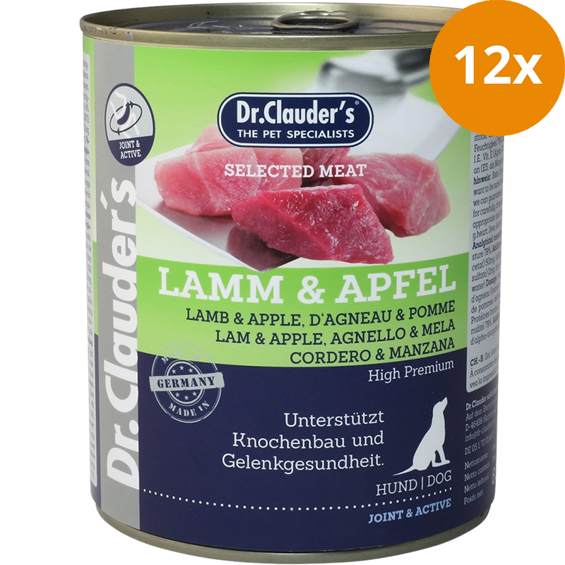 Dr.Clauder's Selected Meat Lamm & Apfel 800 g