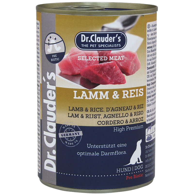 Dr.Clauder's Selected Meat Lamm & Reis 400 g