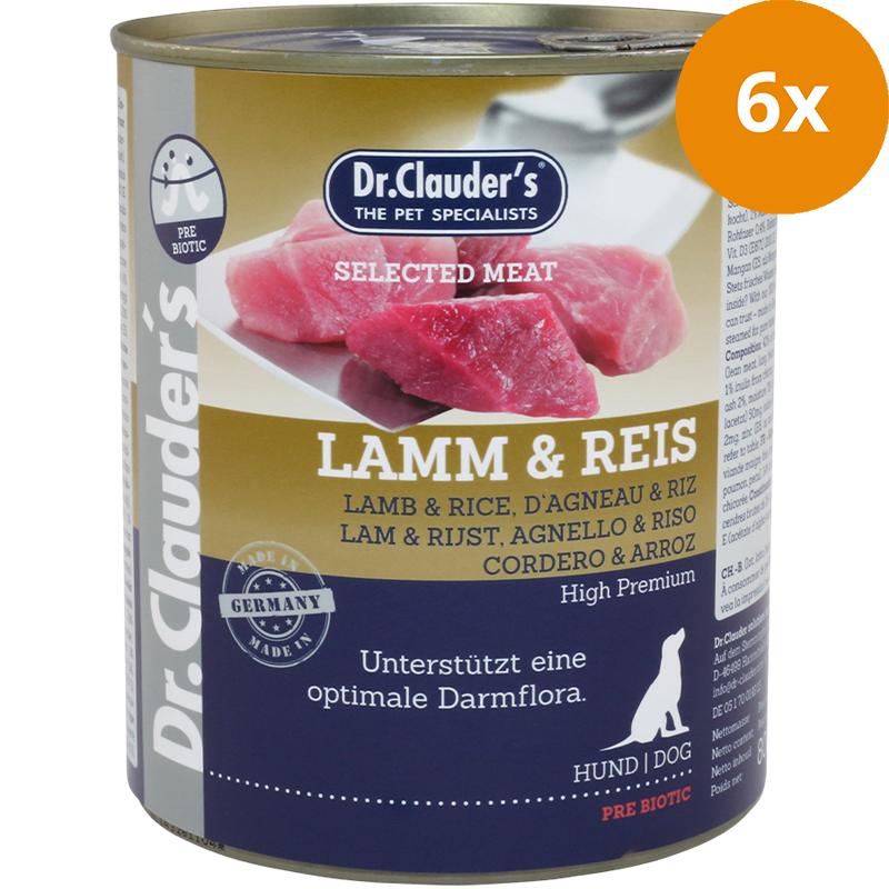 Dr.Clauder's Selected Meat Lamm & Reis 800 g