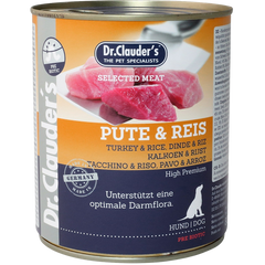 Dr.Clauder's Selected Meat Pute & Reis 800 g