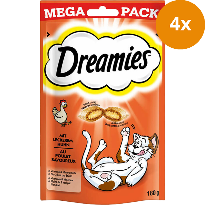 DREAMIES Cat Snack Mega Pack Huhn 180 g