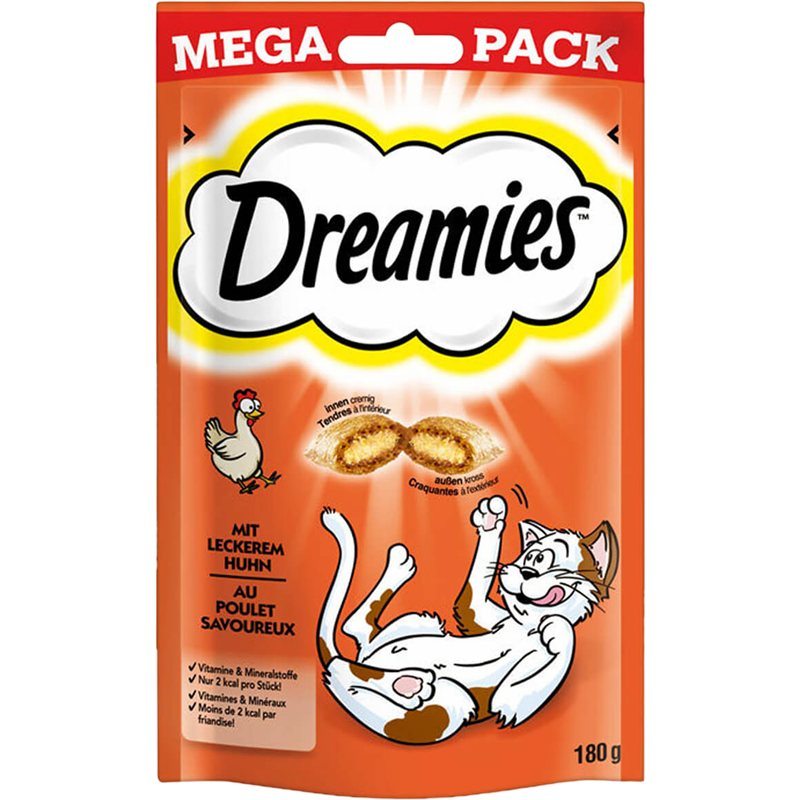 DREAMIES Cat Snack Mega Pack Huhn 180 g