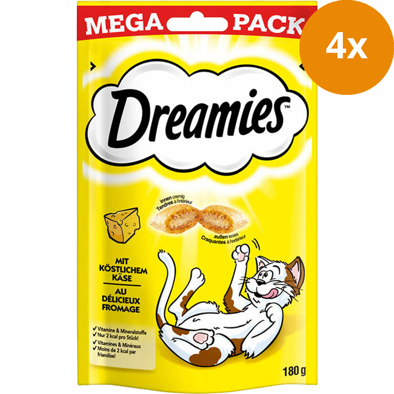 DREAMIES Cat Snack Mega Pack Käse 180 g