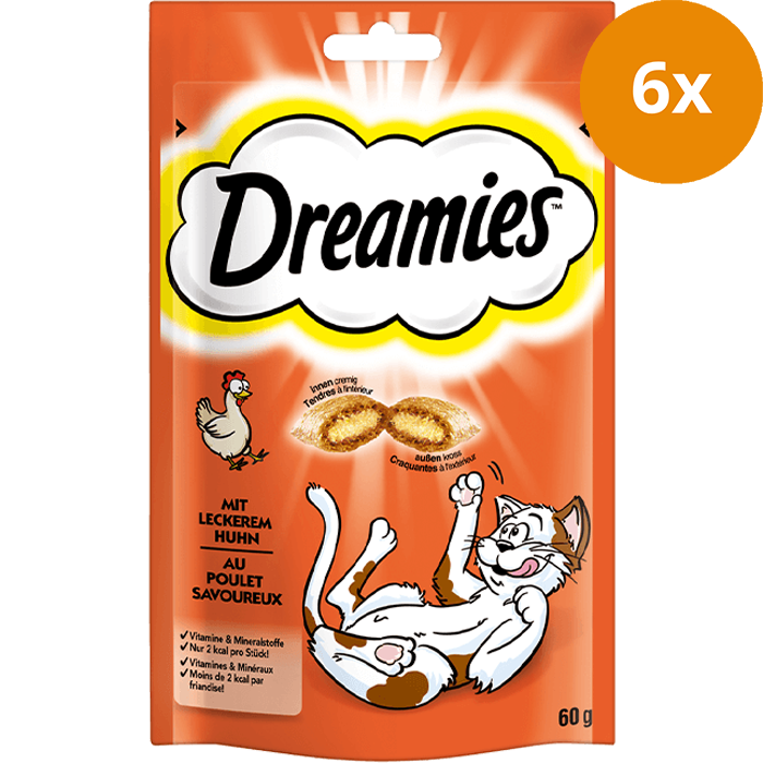 DREAMIES Traumhafte Katzensnacks Huhn 60 g