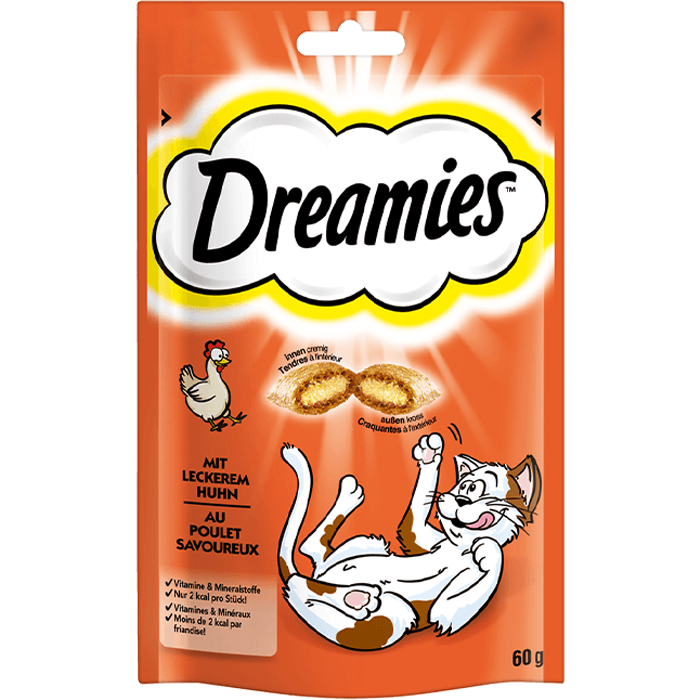 DREAMIES Traumhafte Katzensnacks Huhn 60 g