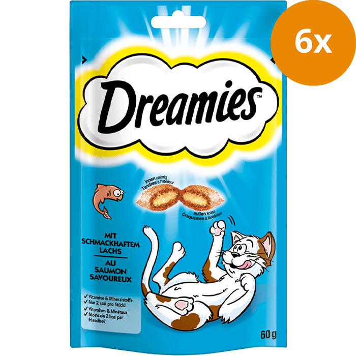 DREAMIES Traumhafte Katzensnacks Lachs 60 g