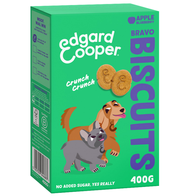 Edgard & Cooper Biscuits Apfel und Blaubeeren 400 g