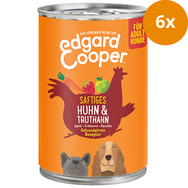 Edgard & Cooper Dog Huhn & Pute Adult 400 g