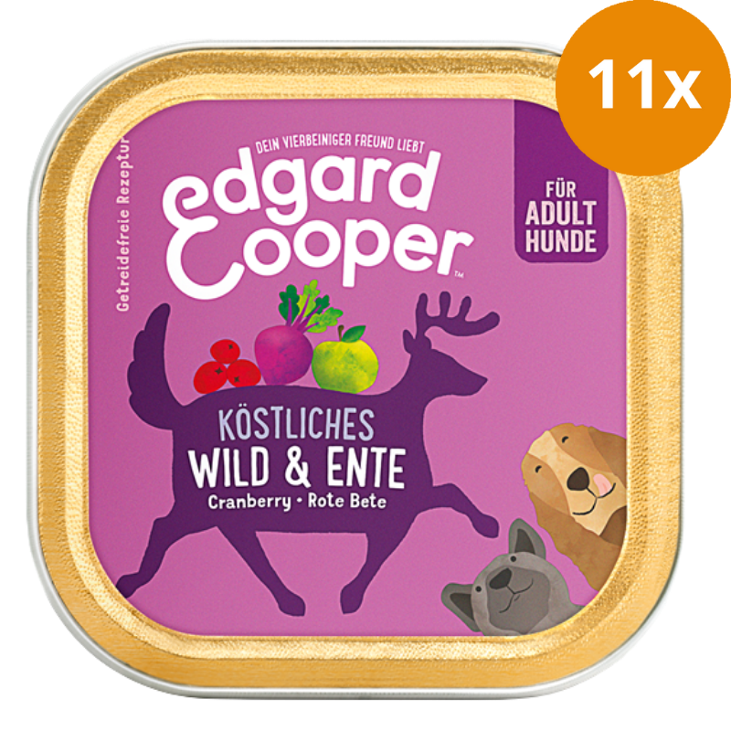 Edgard & Cooper Dog Wild & Ente Adult 150 g