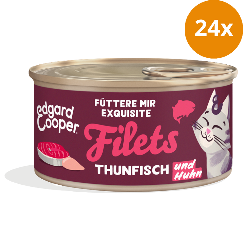 Edgard & Cooper Filets Frischer Thunfisch und Freilaufhuhn 70 g