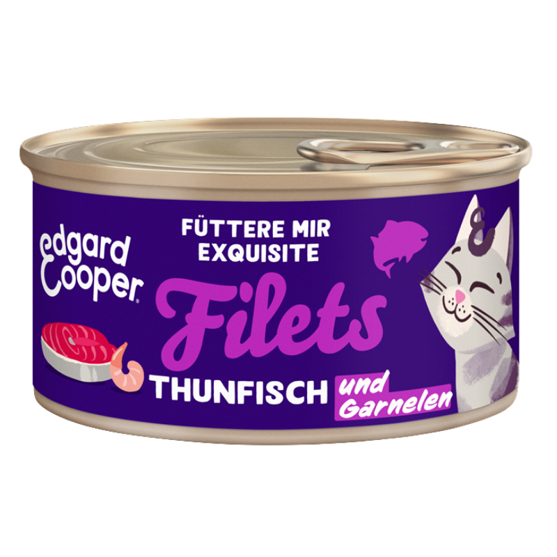 Edgard & Cooper Filets Frischer Thunfisch und Garnele 70 g