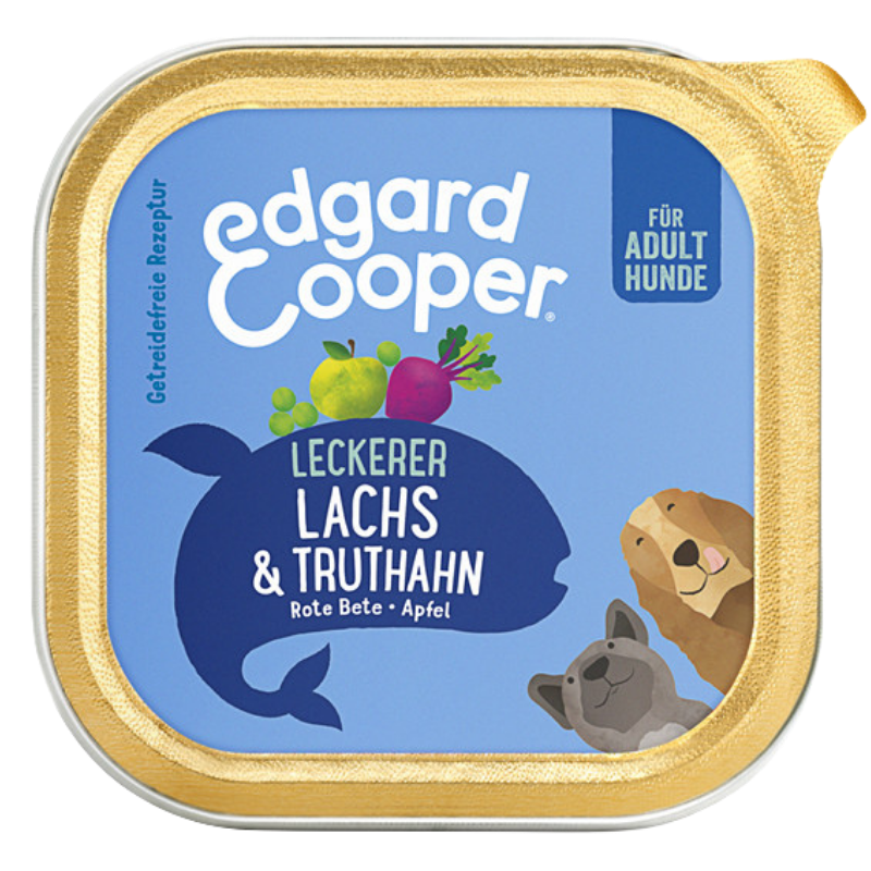 Edgard & Cooper Nassfutter Adult Lachs & Truthahn 150 g