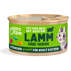 Edgard & Cooper Paté Adult Lamm und Freilaufhuhn mit Cranberrys, Salbei und Baldrian 85g