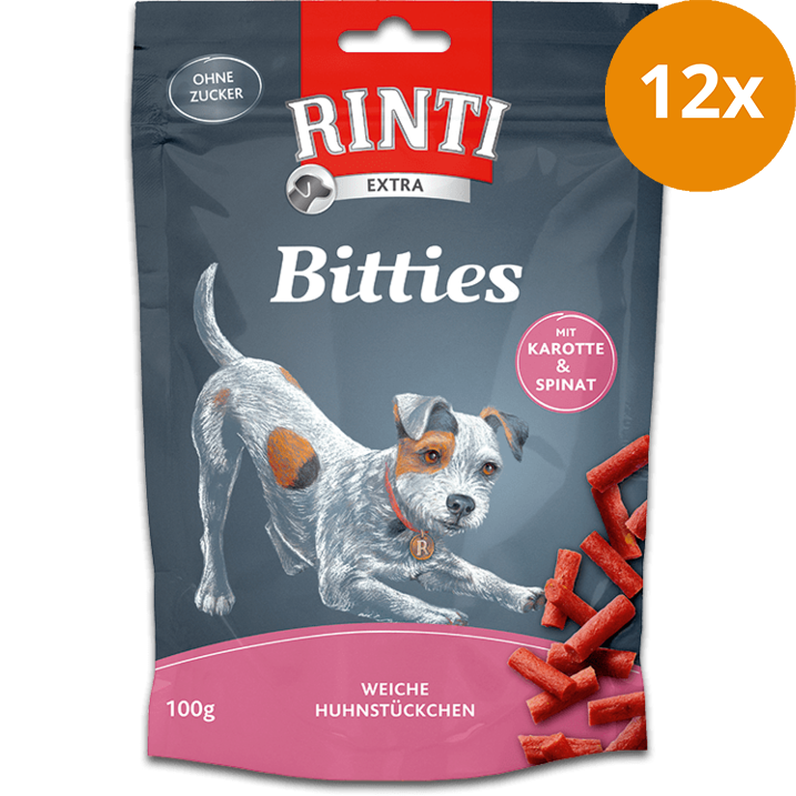 Rinti Extra Mini Bits Karotte & Spinat 100 g