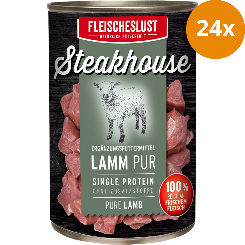 FLEISCHESLUST Steakhouse Lamm Pur 820 g