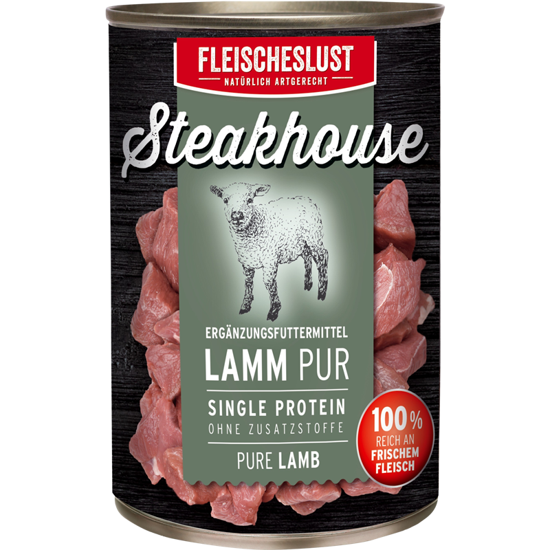 FLEISCHESLUST Steakhouse Lamm Pur 820 g