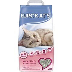GIMBORN Eurokat's Katzenstreu mit Babypuder