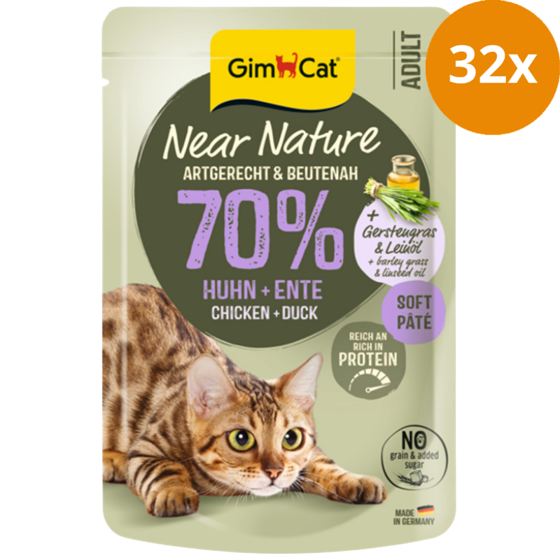GimCat Near Nature Huhn & Ente 85 g