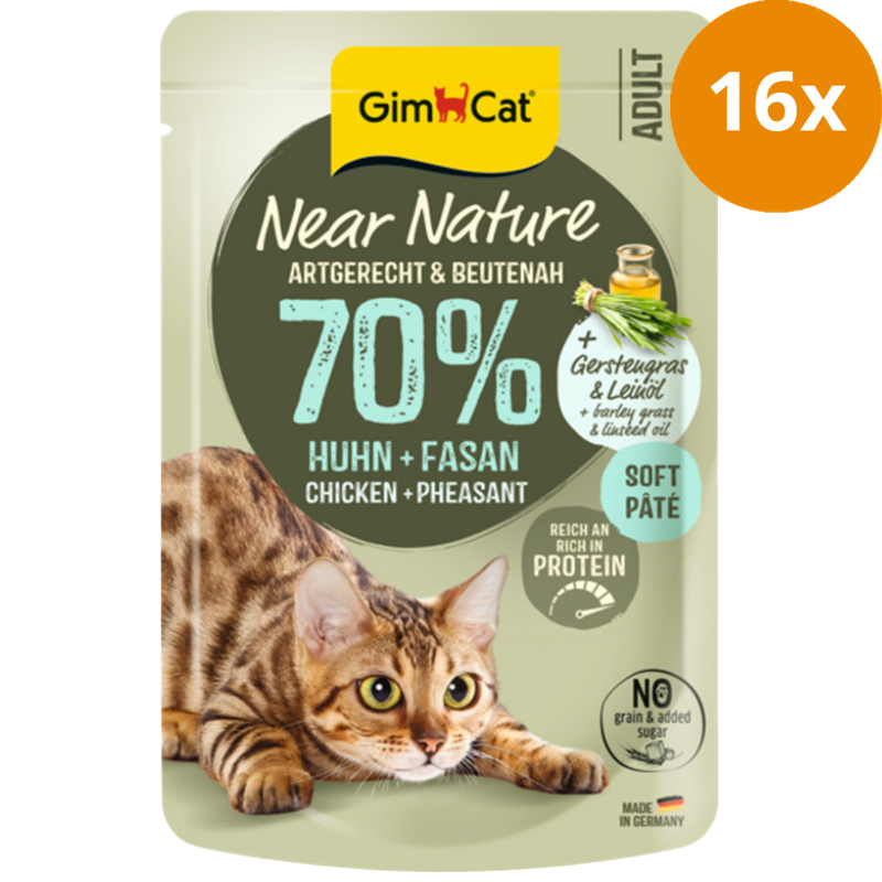 GimCat Near Nature Huhn & Fasan 85 g