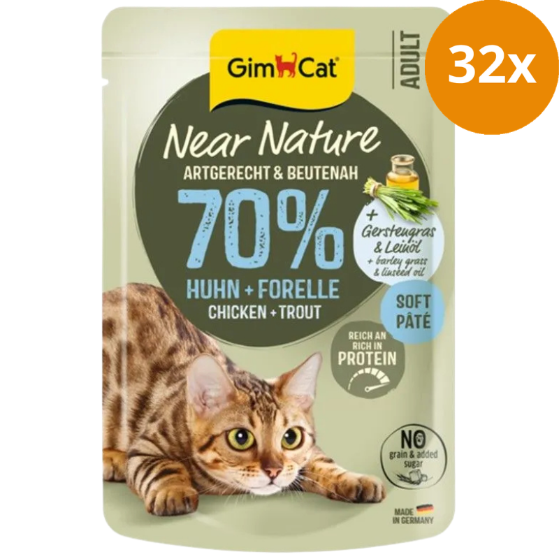 GimCat Near Nature Huhn & Forelle 85 g