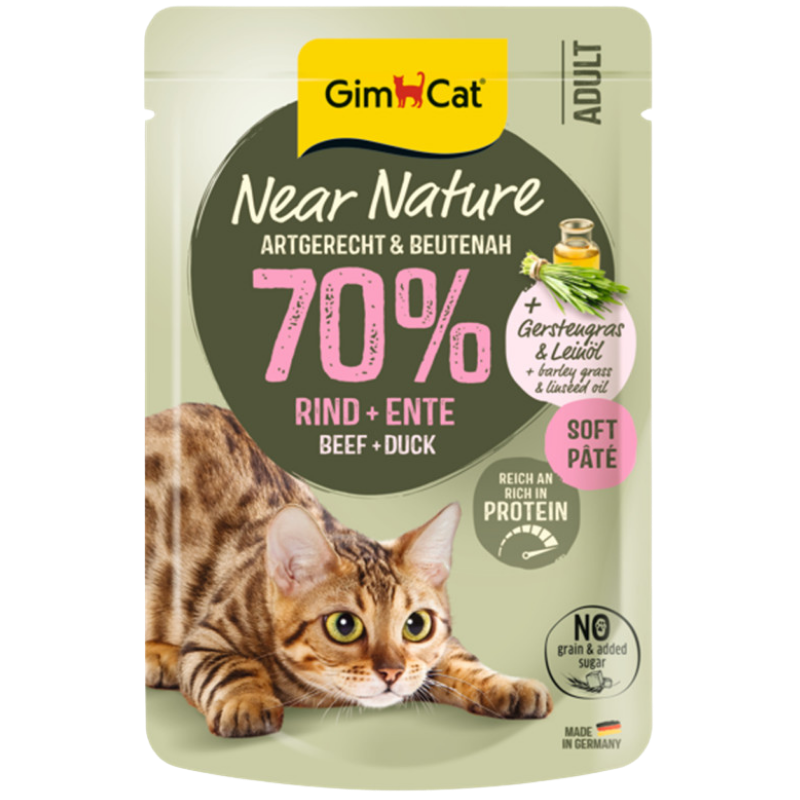 GimCat Near Nature Rind & Ente 85 g