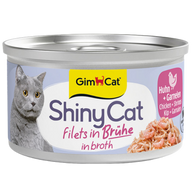 Gimpet ShinyCat in Brühe Hühnchen & Garnelen 70 g