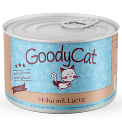 Goody Cat Adult Huhn mit Lachs, Rind & Süßkartoffel 180 g