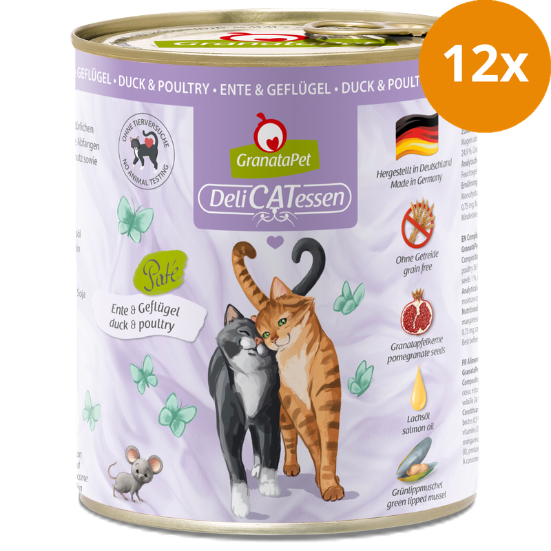 GranataPet DeliCatessen Ente & Geflügel 800 g