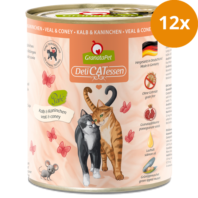 GranataPet DeliCatessen Kalb & Kaninchen 800 g