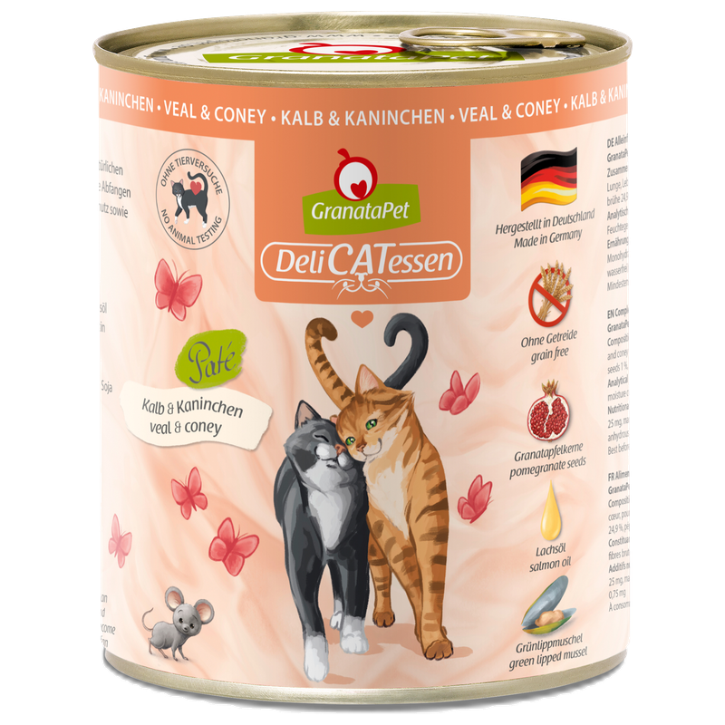 GranataPet DeliCatessen Kalb & Kaninchen 800 g