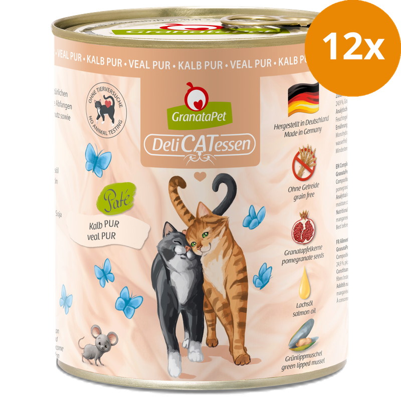 GranataPet DeliCatessen Kalb PUR 800 g