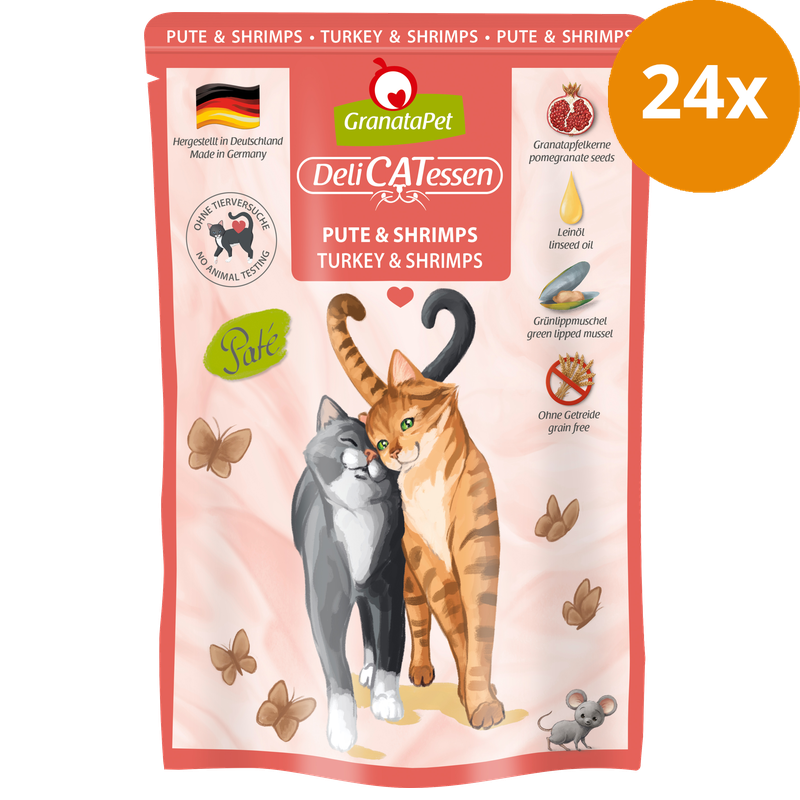GranataPet DeliCatessen Pute & Shrimps 85 g