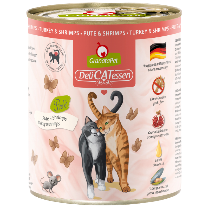 GranataPet DeliCatessen Pute & Shrimps 800 g