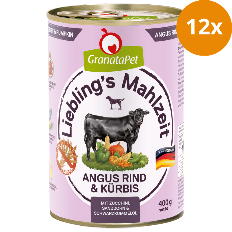 GranataPet Liebling's Mahlzeit Angus Rind & Kürbis 400 g