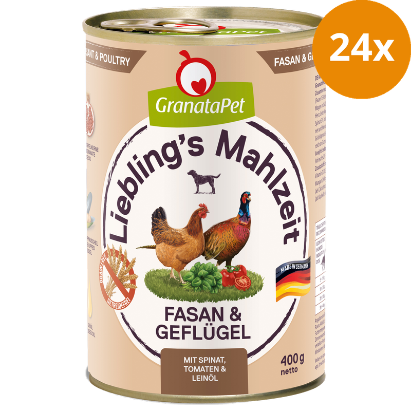 GranataPet Liebling's Mahlzeit Fasan & Geflügel 400 g