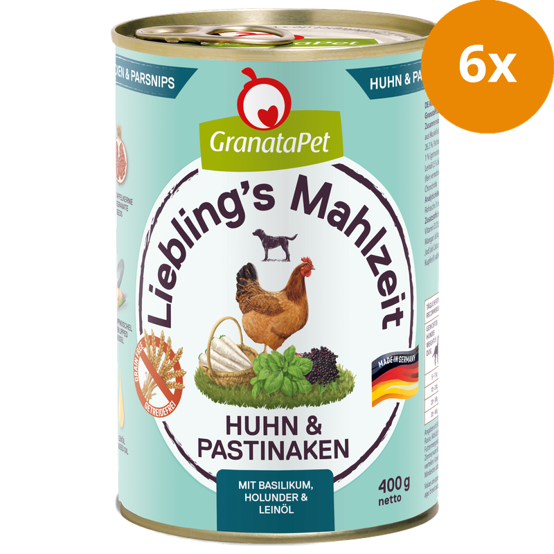 GranataPet Liebling's Mahlzeit Huhn & Pastinaken 400 g